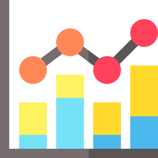 gráfico de barras icono gratis