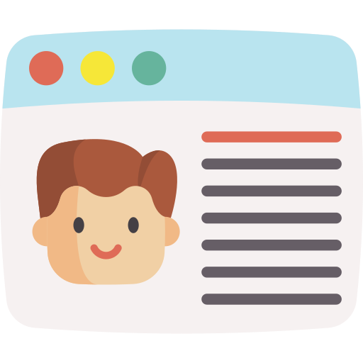 perfil personal icono gratis