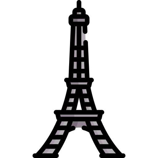 Eiffel tower Special Lineal color icon