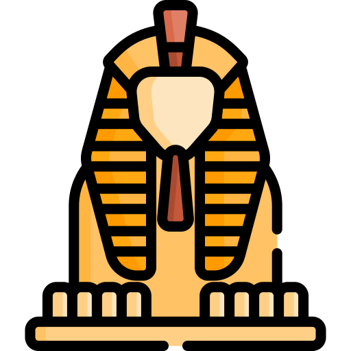 gran esfinge de giza icono gratis