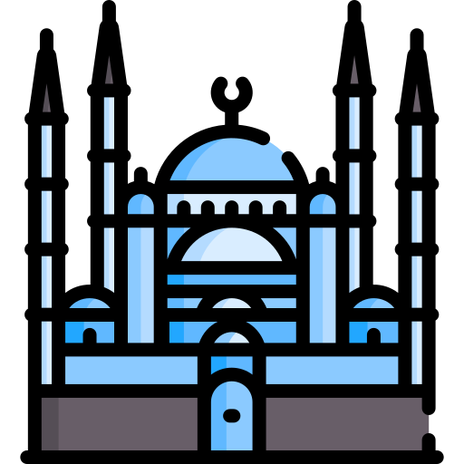 mezquita azul icono gratis