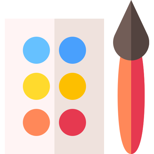 paleta de color icono gratis