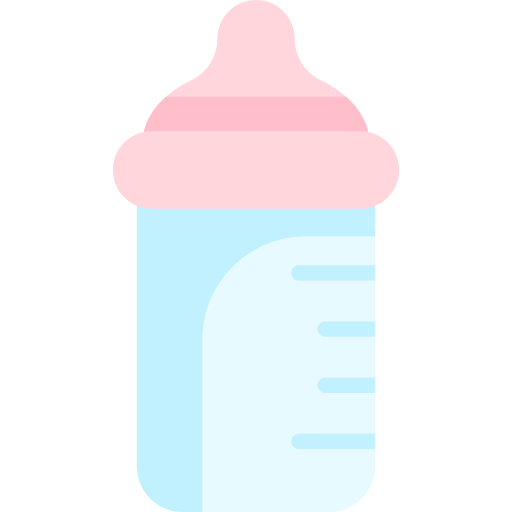 Feeding Bottle Kawaii Flat Icon