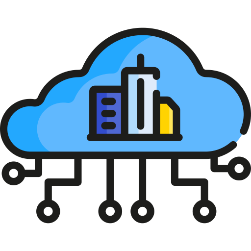 computación en la nube icono gratis