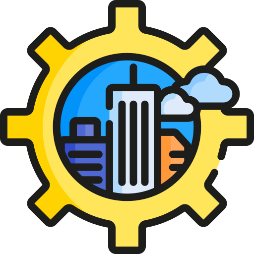 Smart city - free icon