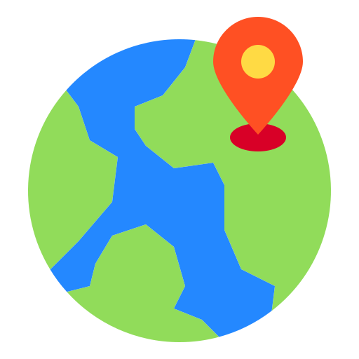 Earth - Free maps and location icons