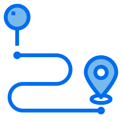 Route - Free maps and location icons