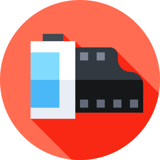 영화 릴 무료 아이콘