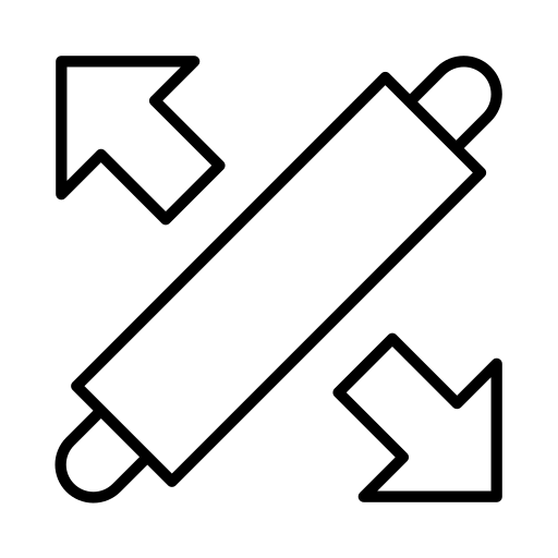 Rolling pin free icon