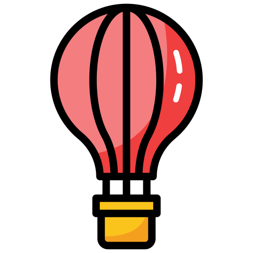 Hot air balloon free icon