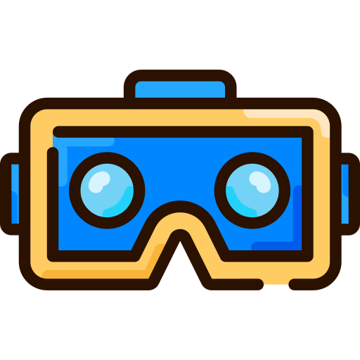 gafas de realidad virtual icono gratis