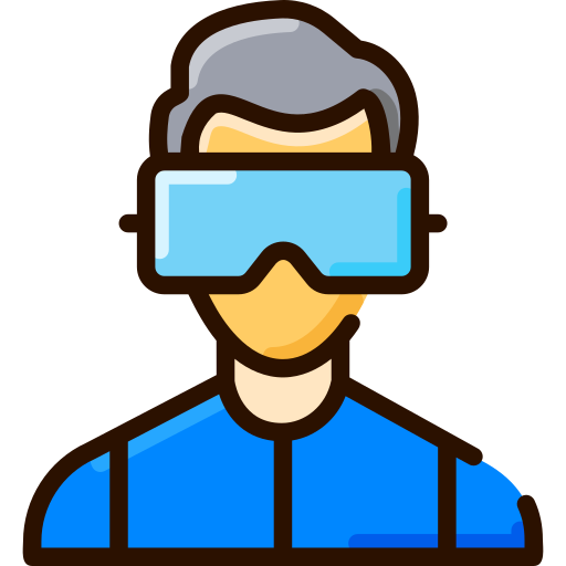 gafas de realidad virtual icono gratis