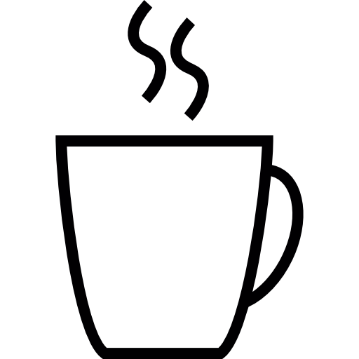 Kopje koffie vorm, ios 7 interface-symbool | Gratis Iconen