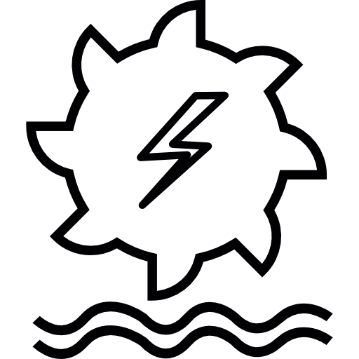 Hydro power generation - Free signs icons