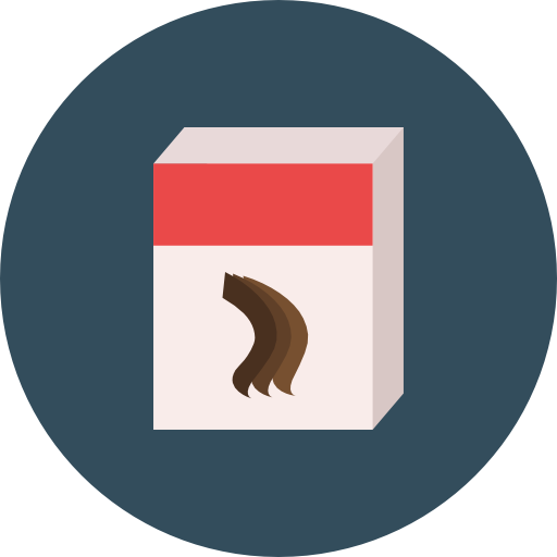 tinte para el cabello icono gratis