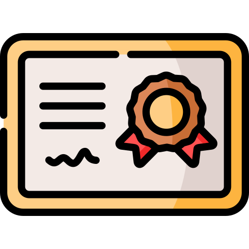 Сертификат бесплатно иконка