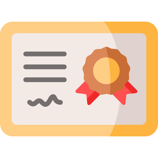 Certificate Special Flat icon