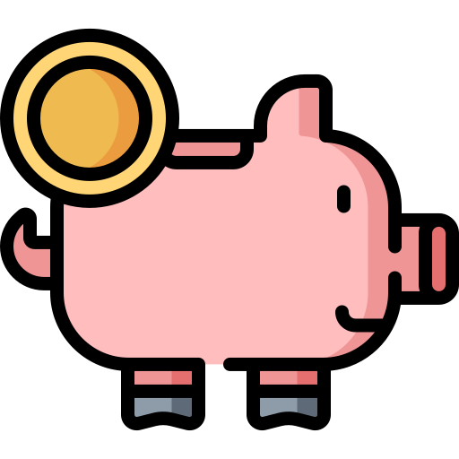 Piggy bank free icon