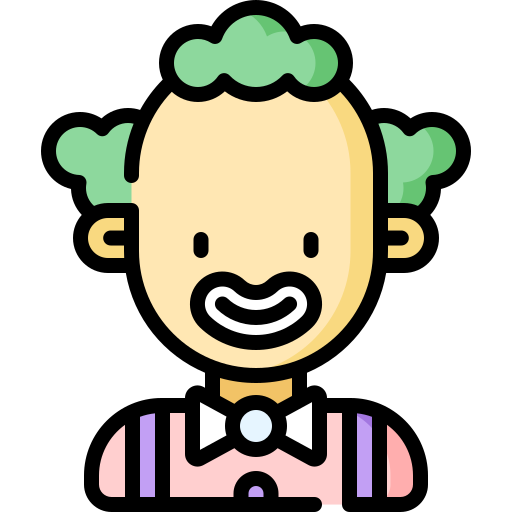 Clown free icon Clown free icon