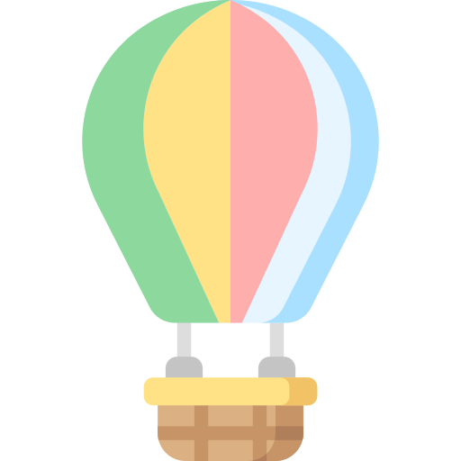 Hot air balloon Special Flat icon