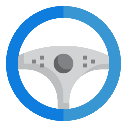 Steering Wheel Generic Flat Icon