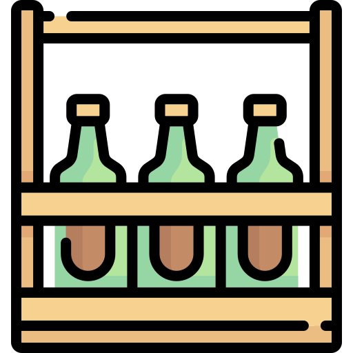 Beer box Special Lineal color icon