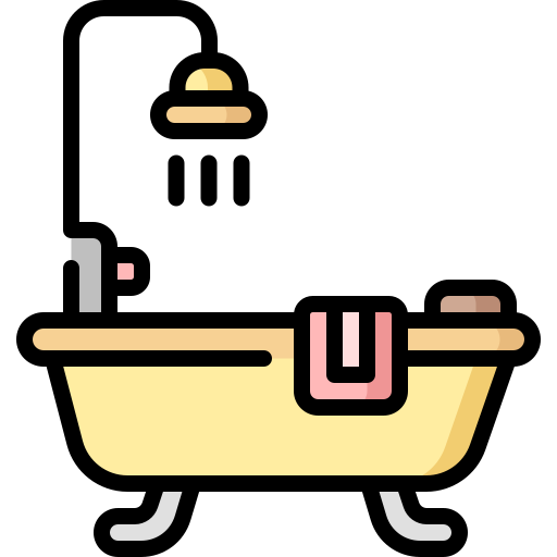 baignoire Icône gratuit baignoire Icône gratuit