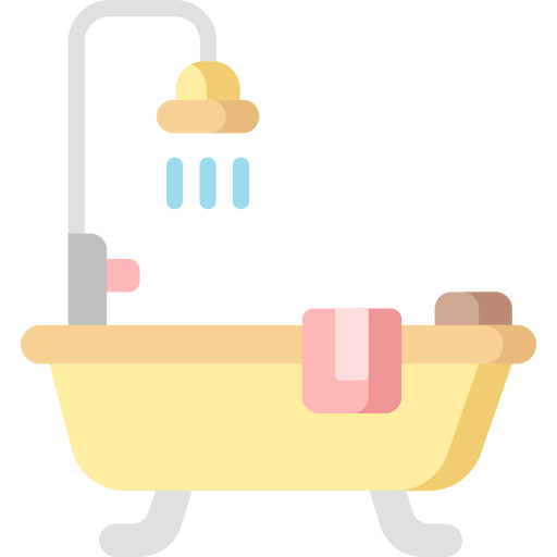 baignoire Icône gratuit baignoire Icône gratuit