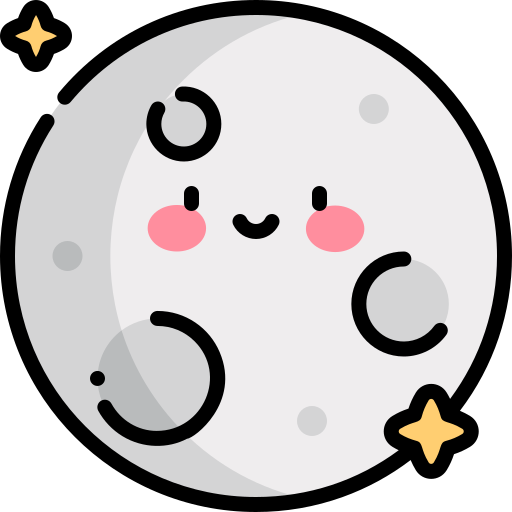 luna llena icono gratis