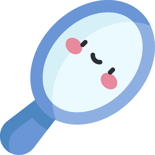 Mirror Kawaii Flat icon