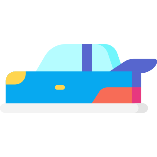 Flying Car Special Flat Icon