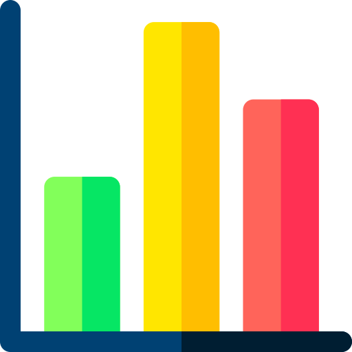 gráfico de barras icono gratis