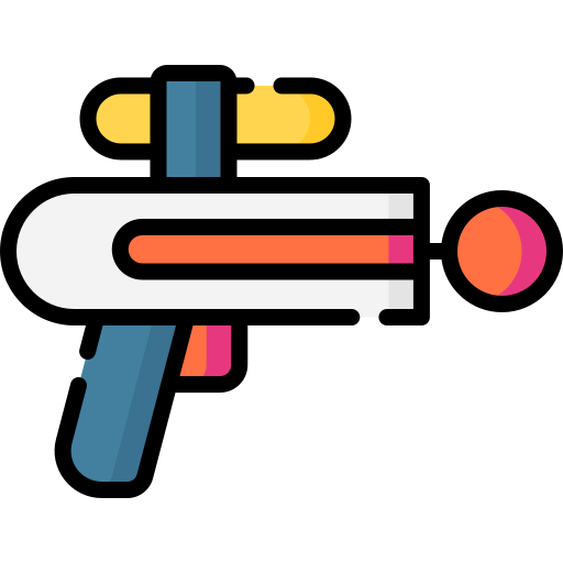 Laser gun Special Lineal color icon