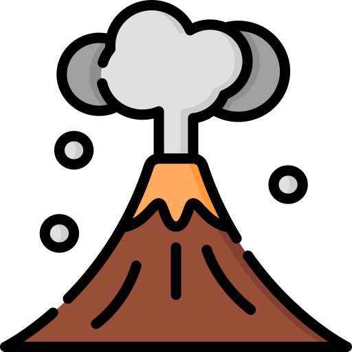 Volcano  free icon