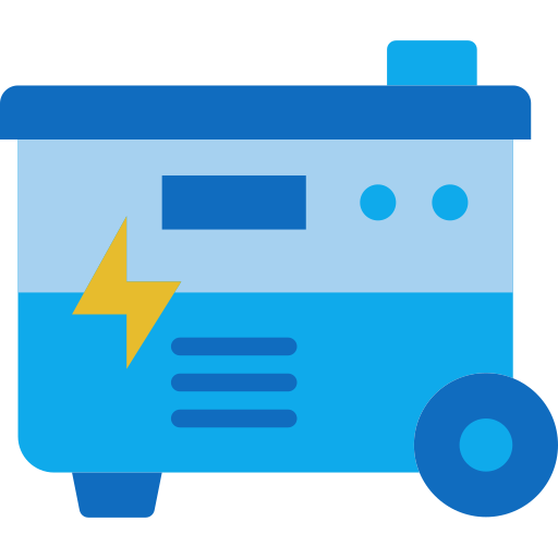 Electric generator free icon Electric generator free icon