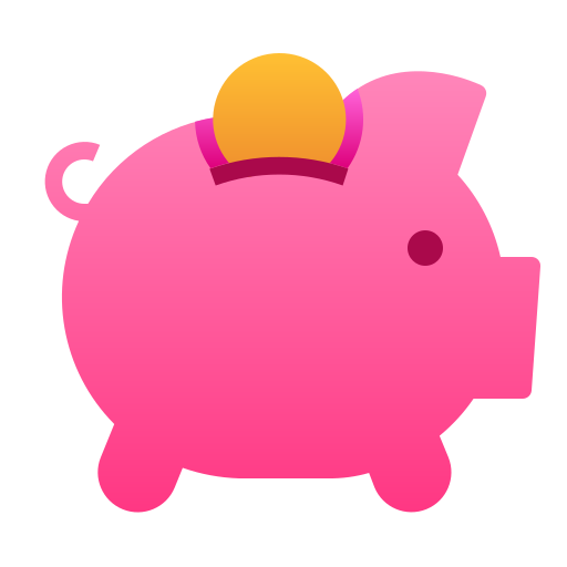 Piggy bank Andinur Flat Gradient icon