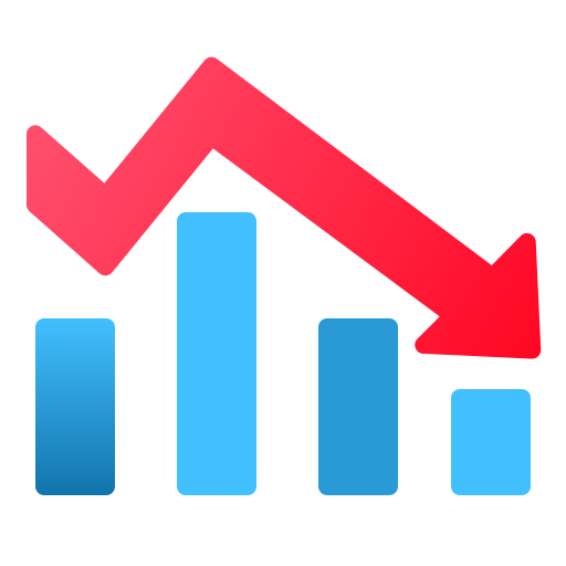 Graph Andinur Flat Gradient icon