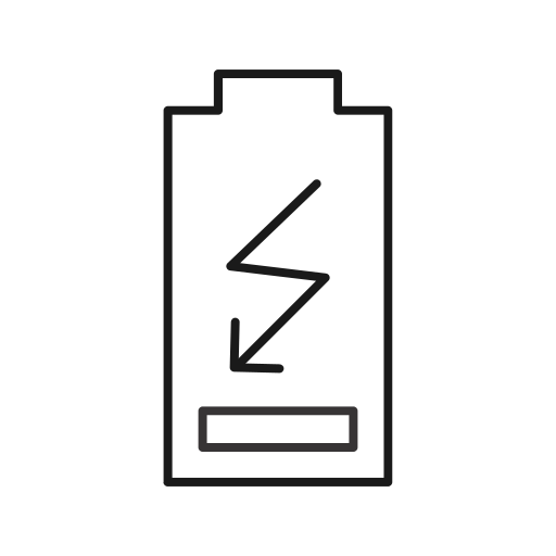 Charging battery - free icon