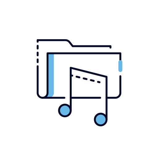 fichiers de musique Icône gratuit fichiers de musique Icône gratuit