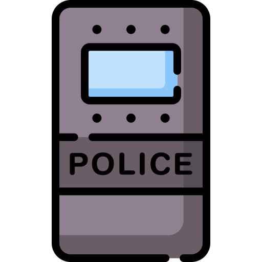 escudo policial icono gratis