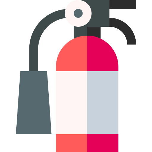 Extinguisher Basic Straight Flat icon