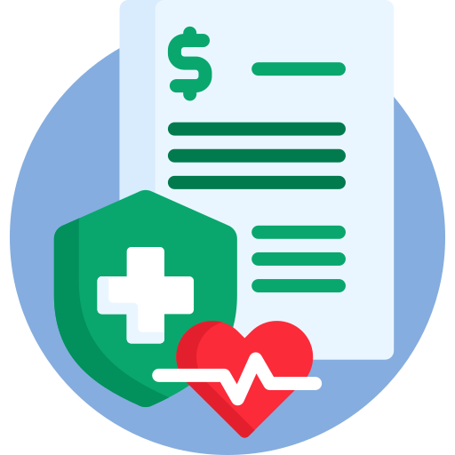 Health insurance free icon