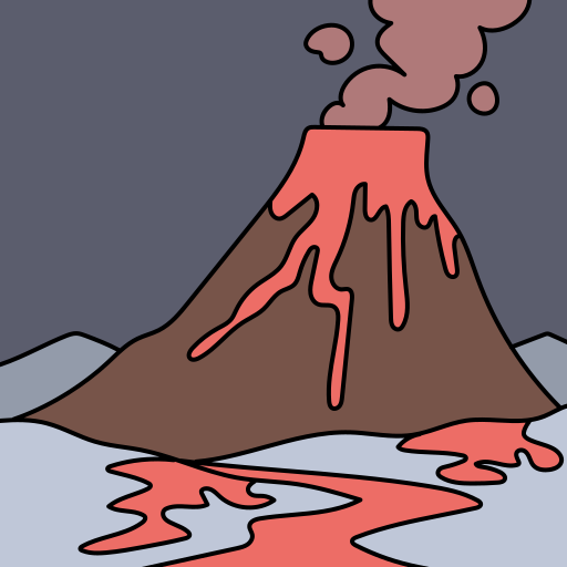 volcan Icône gratuit