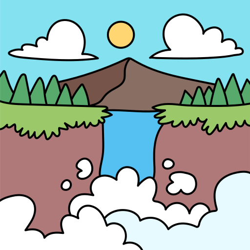 cascada icono gratis cascada icono gratis