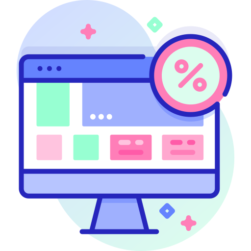 Percentage free icon Percentage free icon