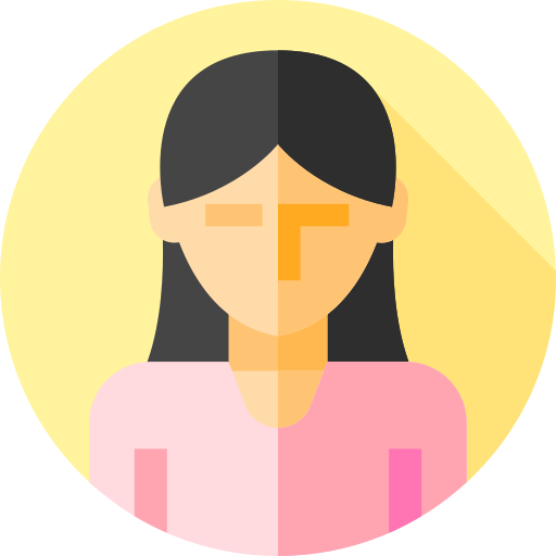 Woman Flat Circular Flat icon