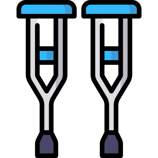 béquilles Icône gratuit