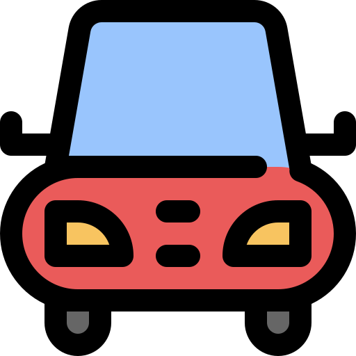 Car Generic Outline Color icon