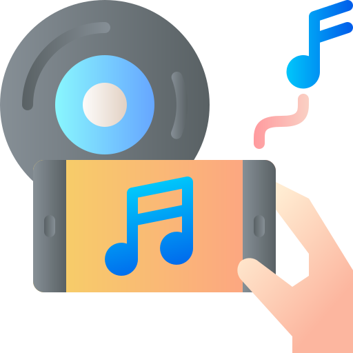 reproductor de música icono gratis