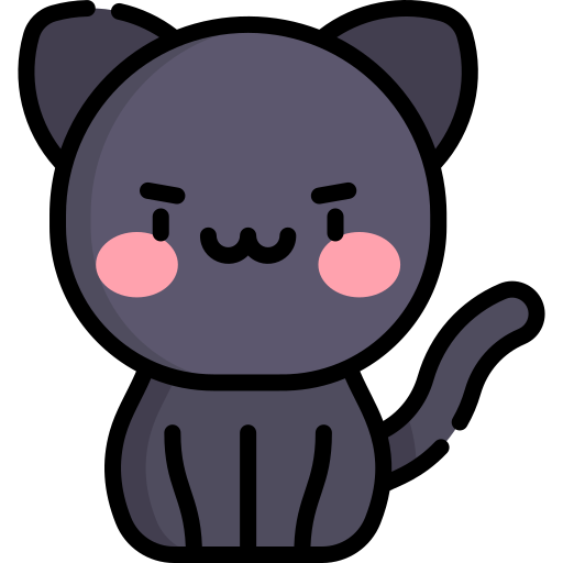 Cat Kawaii Flat icon